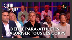 Matthieu Lartot et les para-athlètes à Roland-Garros