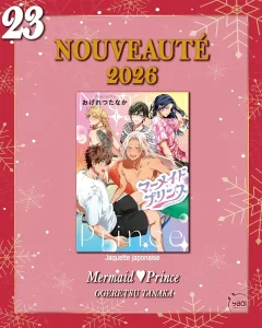 Mermaid Prince : sixième et dernière annonce du calendrier de l'avent des éditions Taifu Comics