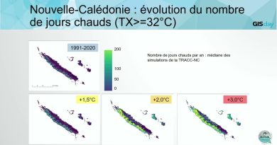 Météo-France propose des simulations climatiques pour la Nouvelle-Calédonie