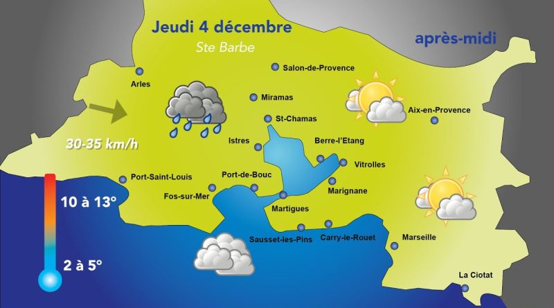 Météo : Jeudi 4 décembre, un temps contrasté
