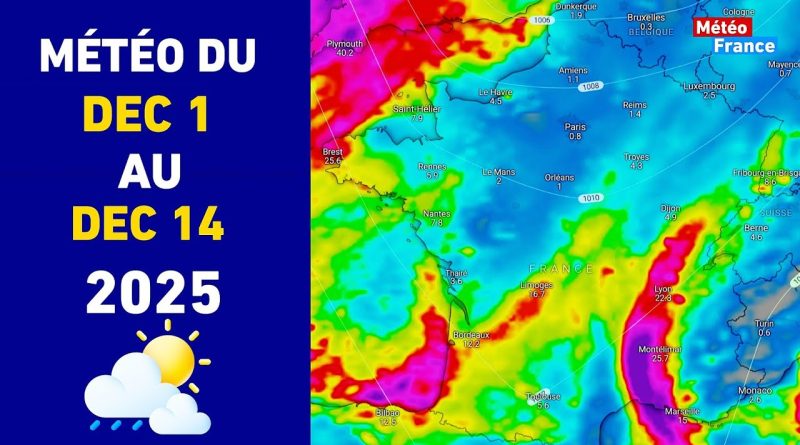 Météo du 1er au 14 décembre 2025 - Prévisions Météo France