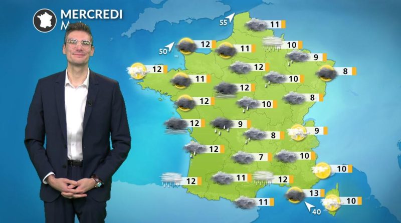 Météo du mercredi 10 décembre : douceur persistante malgré une perturbation atténuée