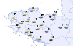 Météo en Bretagne : un ciel couvert mais calme ce mardi avant le retour du froid