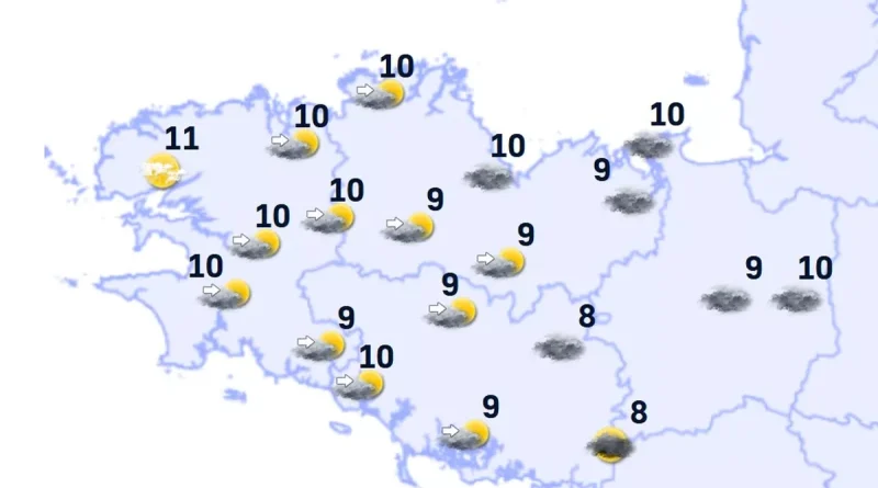 Météo en Bretagne : un ciel couvert mais calme ce mardi avant le retour du froid