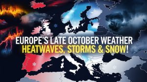 Météo fin octobre en Europe : vagues de chaleur, tempêtes et neige !