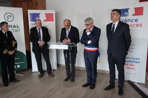 Michel Fournier, ministre délégué chargé de la Ruralité, inaugure une nouvelle maison France services au cœur d’Épinal