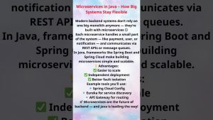 Microservices en Java : Flexibilité des grands systèmes