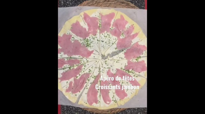 Mini croissants apéritifs au jambon : une recette facile !