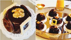 Mini entremets chocolat-noix : faciles et sans tracas