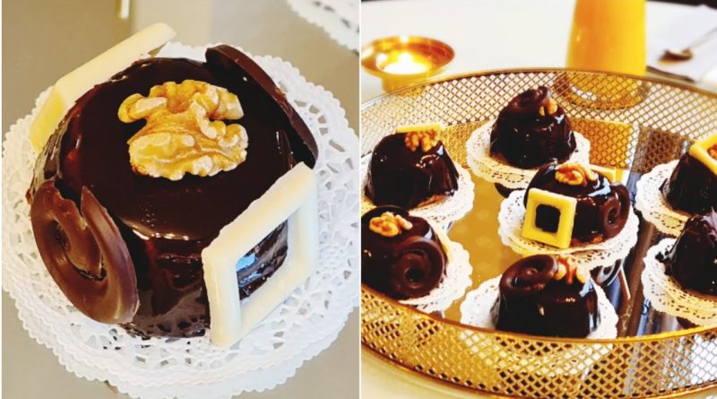 Mini entremets chocolat-noix : faciles et sans tracas