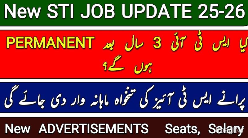 Mise à jour STI JOBS 2025 : Nouveaux postes et salaires