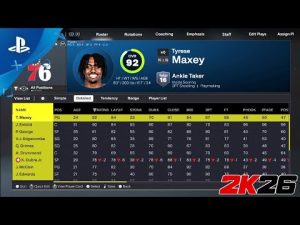 Mise à jour des notes NBA 2K26 : changements captivants !