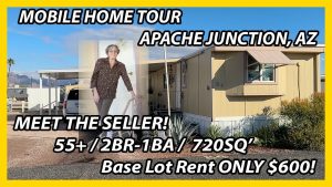 Mobile home charmant, 55+, rapide à acquérir, animaux acceptés - 26 900 $