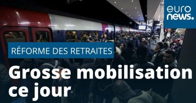 Mobilisation massive au 6ème jour de la grève en France