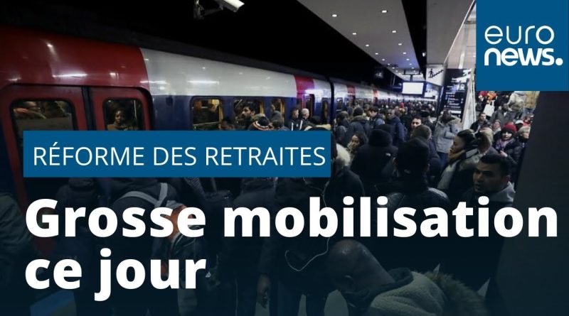 Mobilisation massive au 6ème jour de la grève en France
