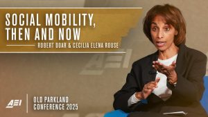 Mobilité sociale : hier et aujourd'hui avec Robert Doar et Cecilia Rouse