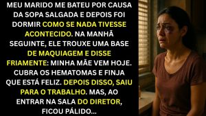 Mon mari m'a frappée à cause de la soupe, mais son patron...