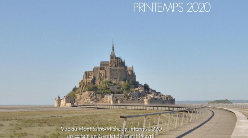 Le Mont Saint-Michel en grand confinement en images sur amazon