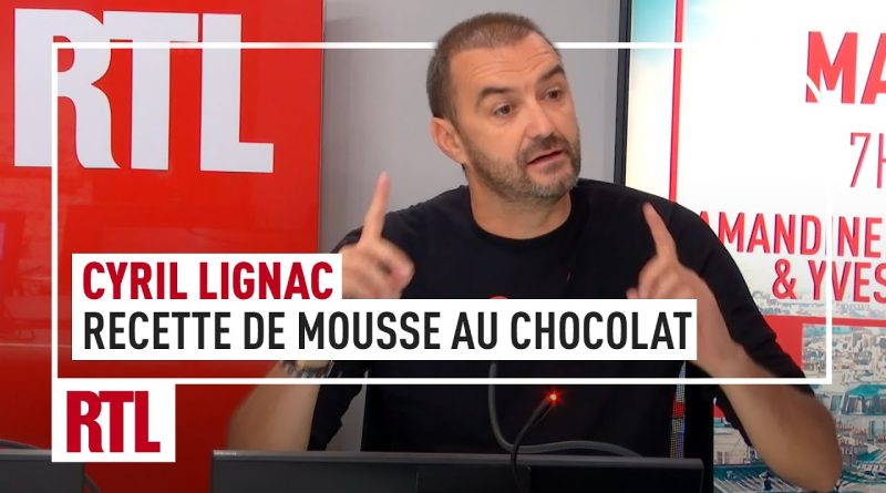 Mousse au chocolat : la recette de Cyril Lignac