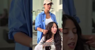 Naziha découvre ses cheveux bouclés au salon !