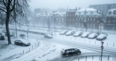 Neige en France : Valenciennes paralysée par l’hiver