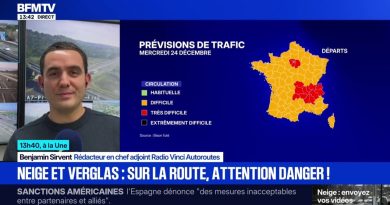 Conditions de circulation du 24 décembre : neige et verglas impactent les routes