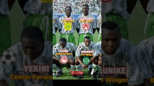 Nigeria vs Bulgarie : Équipe de la Coupe du Monde 1994