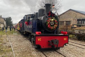 Noël : montez à bord du Velay Express, une locomotive du siècle dernier