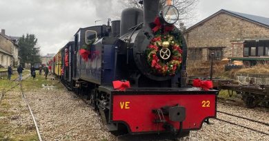 Noël : montez à bord du Velay Express, une locomotive du siècle dernier