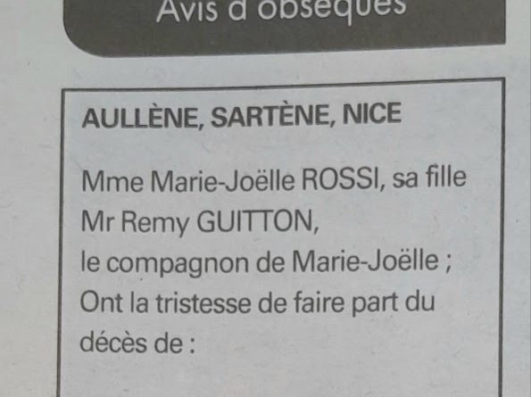 [Notice][Décès][Remerciements]    Aullène  & Sartène & Nice   >  Natali Yvonne.