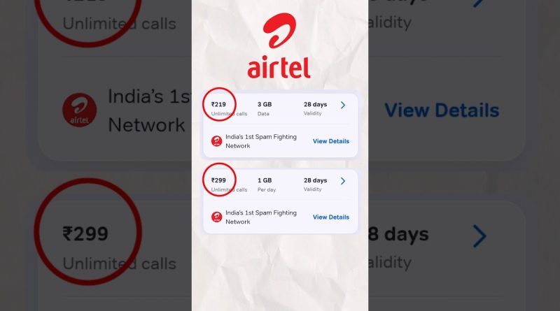 Nouveau forfait de recharge Airtel 2025 ✨