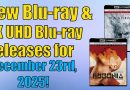 Nouveaux Blu-ray et 4K UHD à découvrir le 23 décembre 2025 !