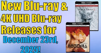 Les Nouveautés Blu-ray et 4K UHD du 23 Décembre 2025 Nouveaux Blu-ray et 4K UHD à découvrir le 23 décembre 2025 !
