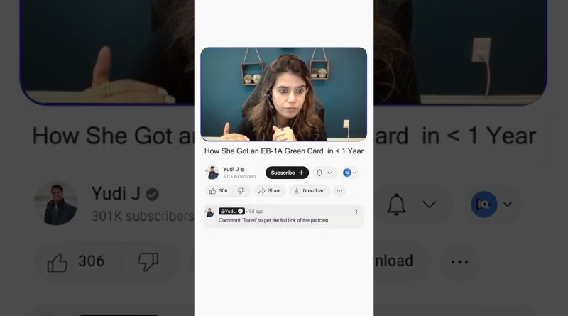 Obtenu la carte verte EB1A en 6 mois (sans doctorat) !