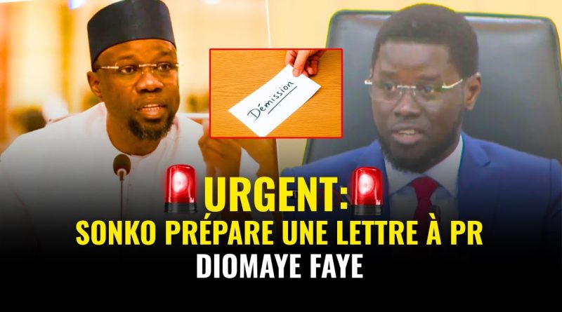 Ousmane Sonko s'apprête à écrire au président Faye