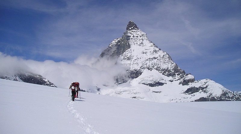 Switzerland, Alps, Matterhorn, lake, mountains, Swiss flag, Geneva