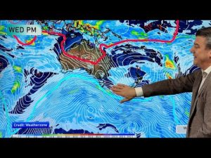 Oz : Chaleur tropicale et froid polaire, orages en prime !