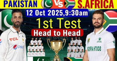 Pakistan vs Afrique du Sud : Comparatif et Programme du Test