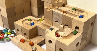 Parcours en Marbre : Cuboro en Bois et Labyrinthe Étonnant