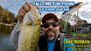 Pêche au bar avec le Rapala Shad Rap à Lake Norman