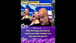 Pep Guardiola s'en prend à un cameraman après la défaite