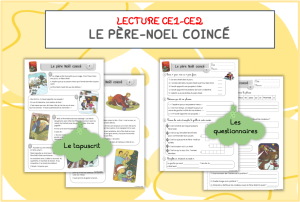 Lecture CE1CE2 : Le Père Noël coincé dans la trousse de Sobelle