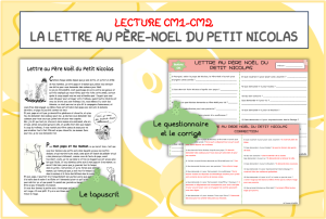 Lecture de Noël CM1-CM2 : Le Petit Nicolas et La Trousse de Sobelle à découvrir