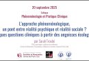 Phénoménologie : lien entre psyché et société ?