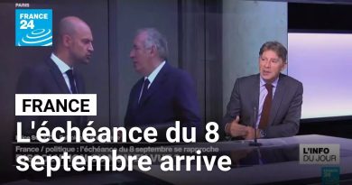 Politique française : l'échéance cruciale du 8 septembre