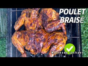 Poulet braisé au charbon : la marinade qui fait la différence