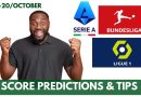 Prédictions Foot : Serie A, Bundesliga & Ligue 1 ce week-end