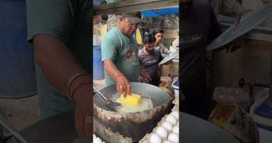 Préparation du Bhurji d'œufs bouillis à Delhi | Street Food