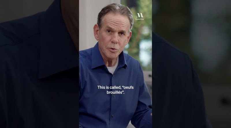 Préparez les œufs brouillés de Thomas Keller