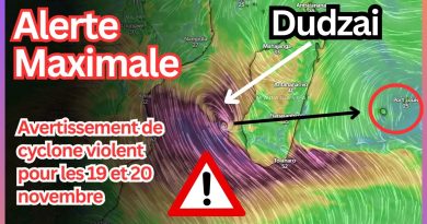 Préparez-vous : cyclone violent prévu les 19 et 20 novembre